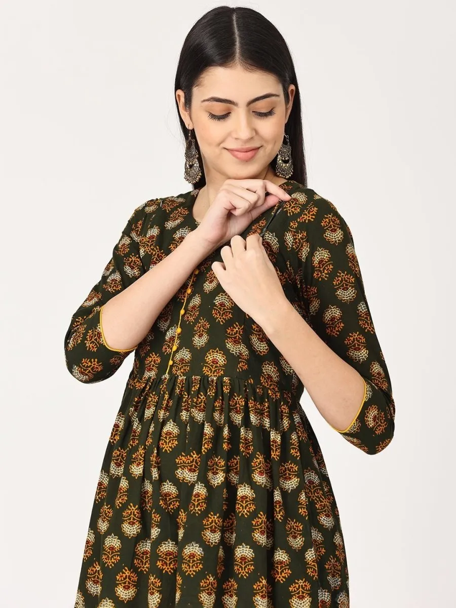 Moringa Maternity and Nursing Dress