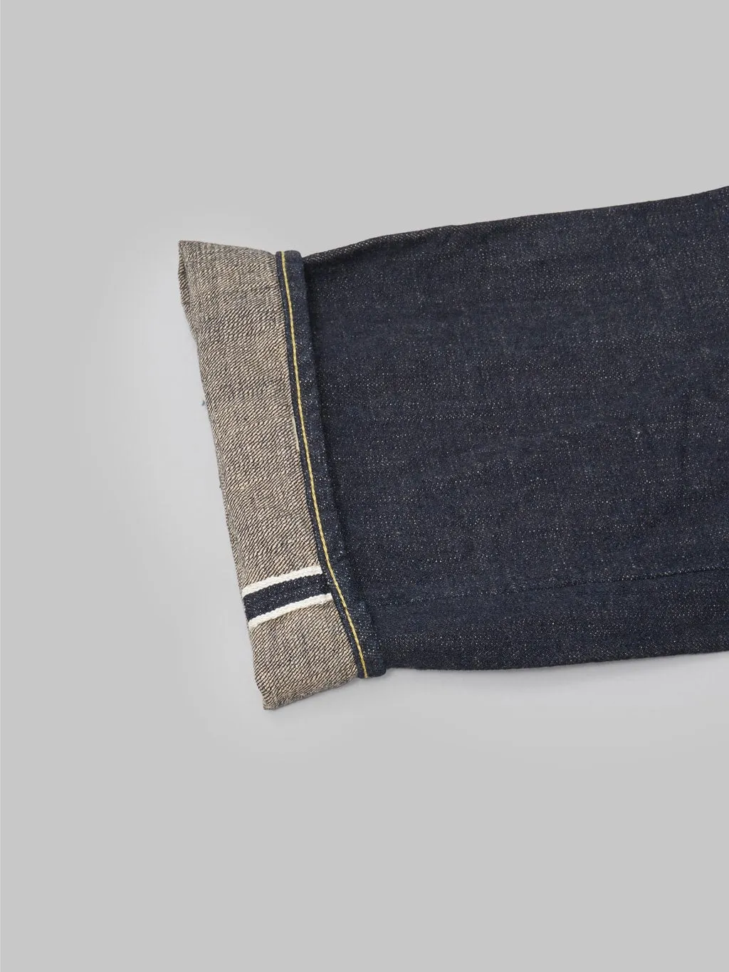 ONI Denim 200-KBE "Indigo Beige" 14oz Wide Straight Jeans