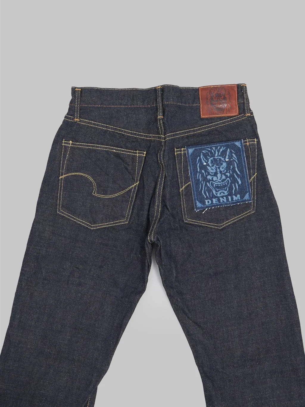 ONI Denim 288-KBE "Indigo Beige" 14oz Regular Straight Jeans