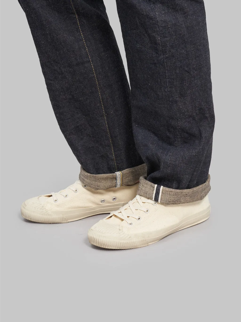 ONI Denim 288-KBE "Indigo Beige" 14oz Regular Straight Jeans