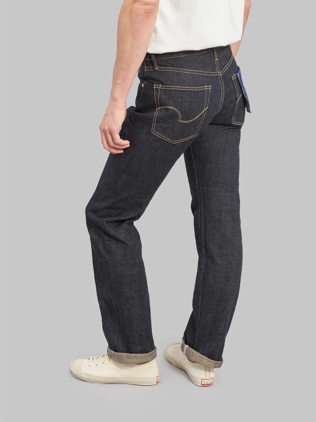 ONI Denim 288-KBE "Indigo Beige" 14oz Regular Straight Jeans