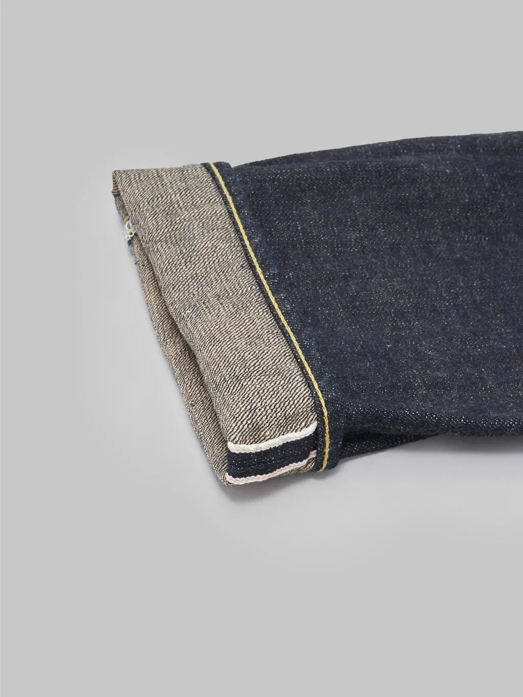 ONI Denim 288-KBE "Indigo Beige" 14oz Regular Straight Jeans