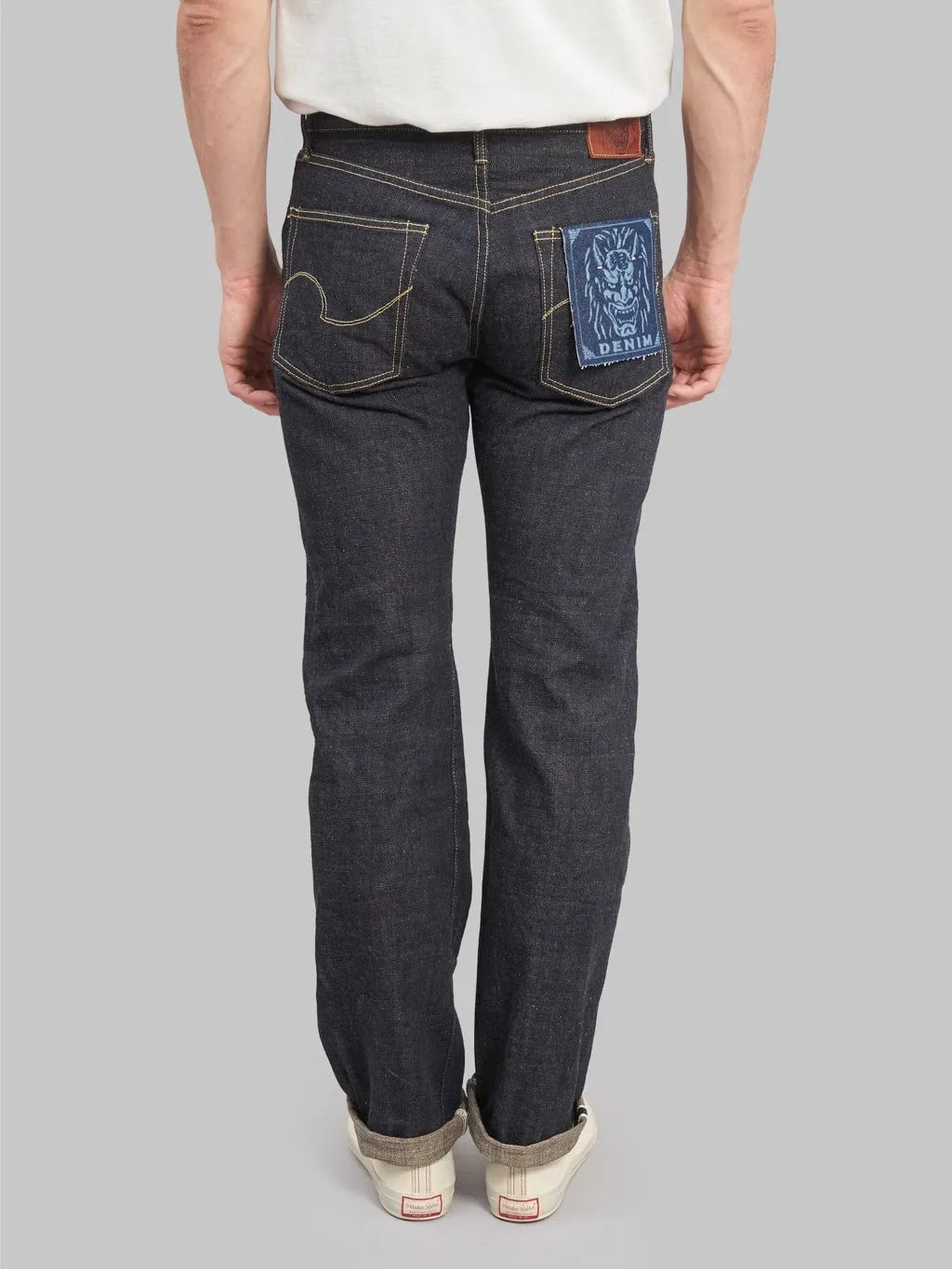 ONI Denim 288-KBE "Indigo Beige" 14oz Regular Straight Jeans