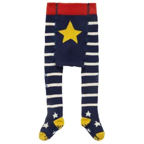 Piccalilly Blue   White Stripe Baby Crawler Leggings