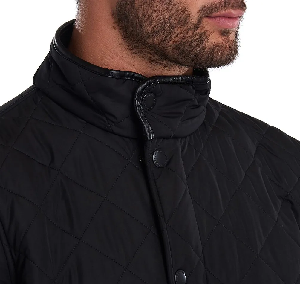 Powell Quilted Jacket in Black by Barbour