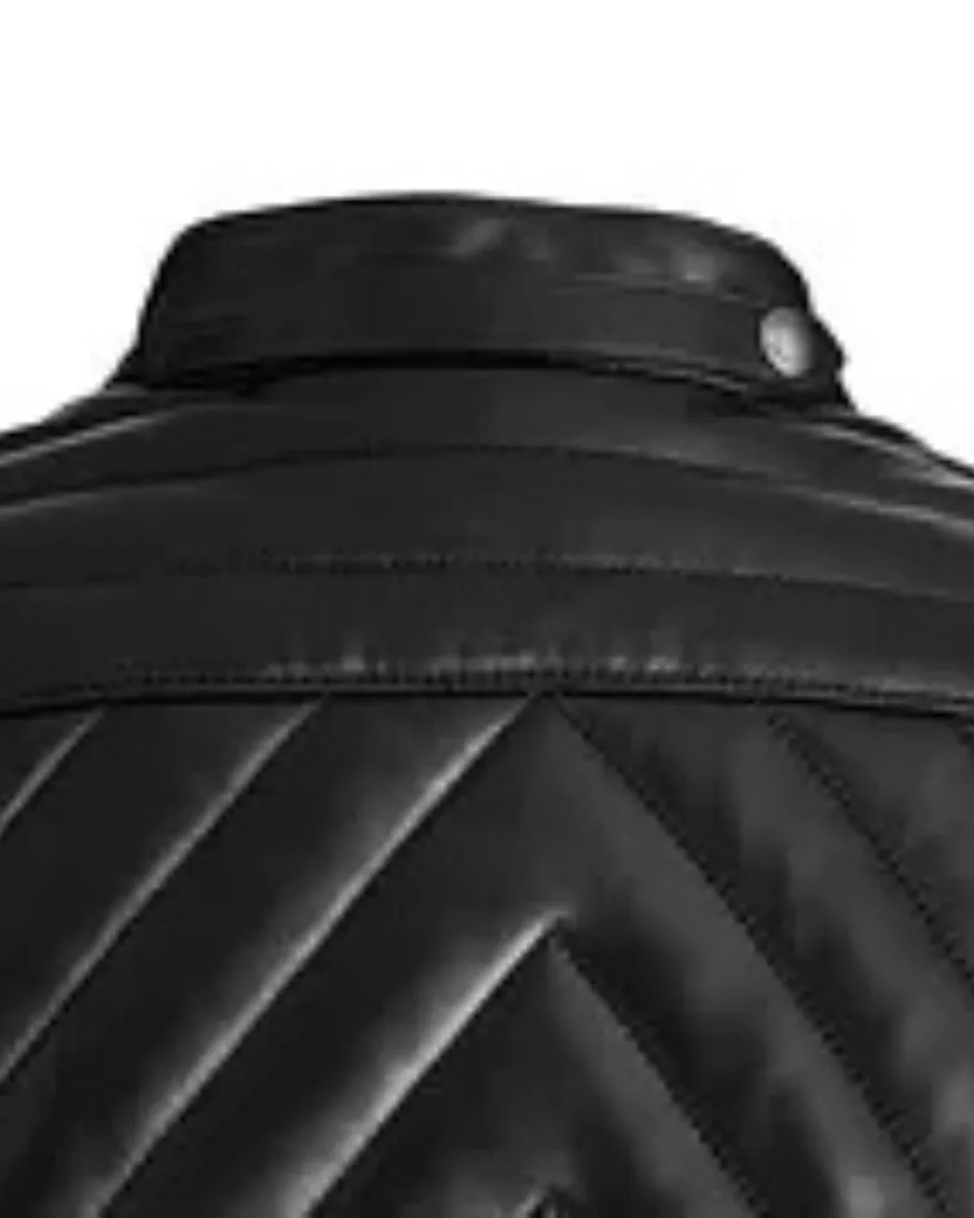Quilted Leather Moto Jacket