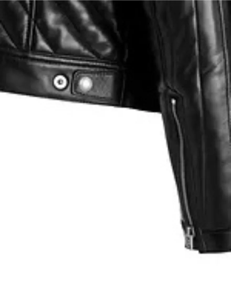 Quilted Leather Moto Jacket