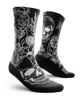 "Positive Thoughts" Performance Crew Running Socks by Outway