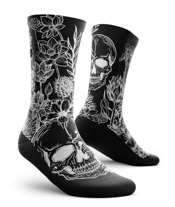 "Positive Thoughts" Performance Crew Running Socks by Outway