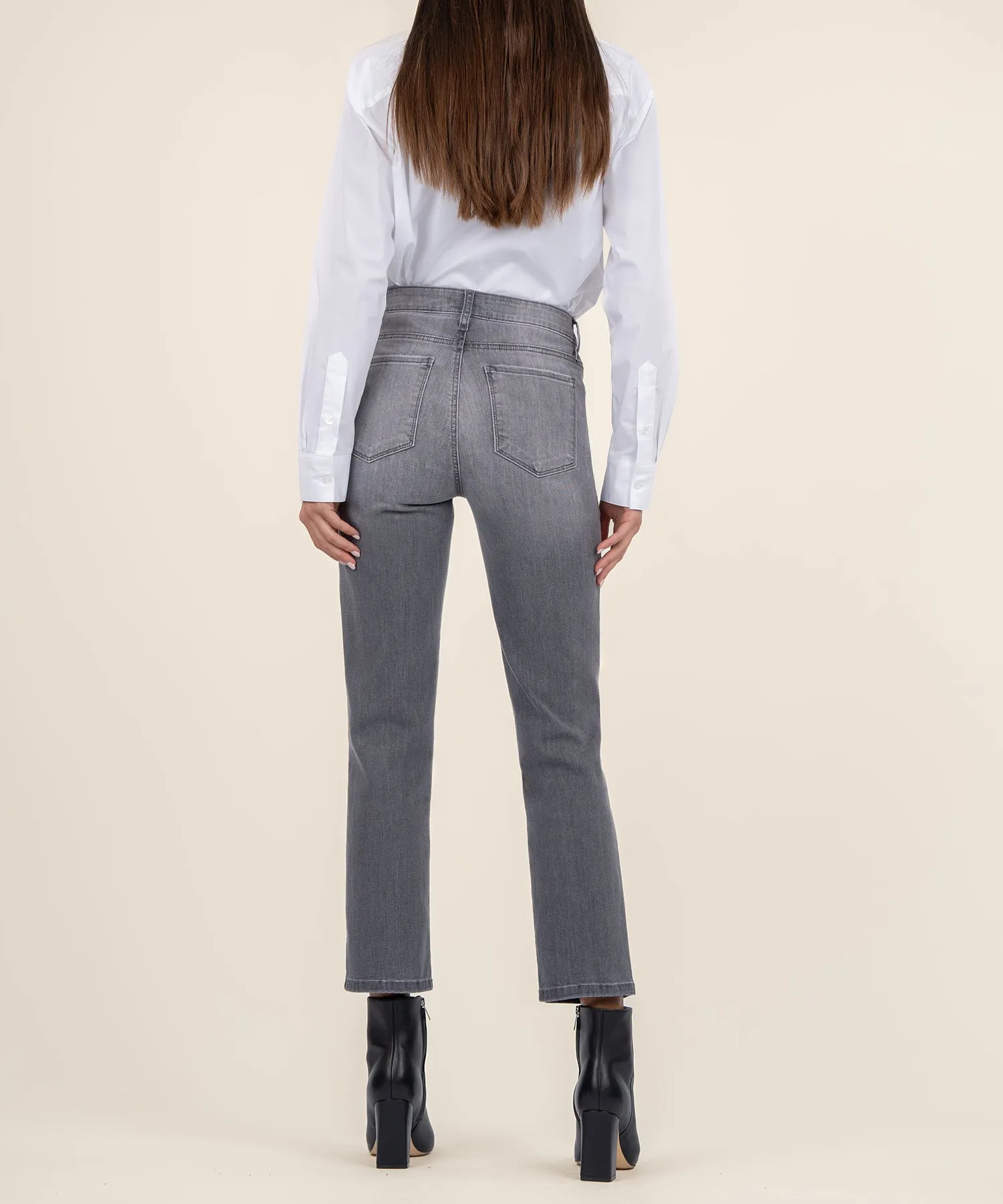 Reese High Rise Ankle Straight Leg