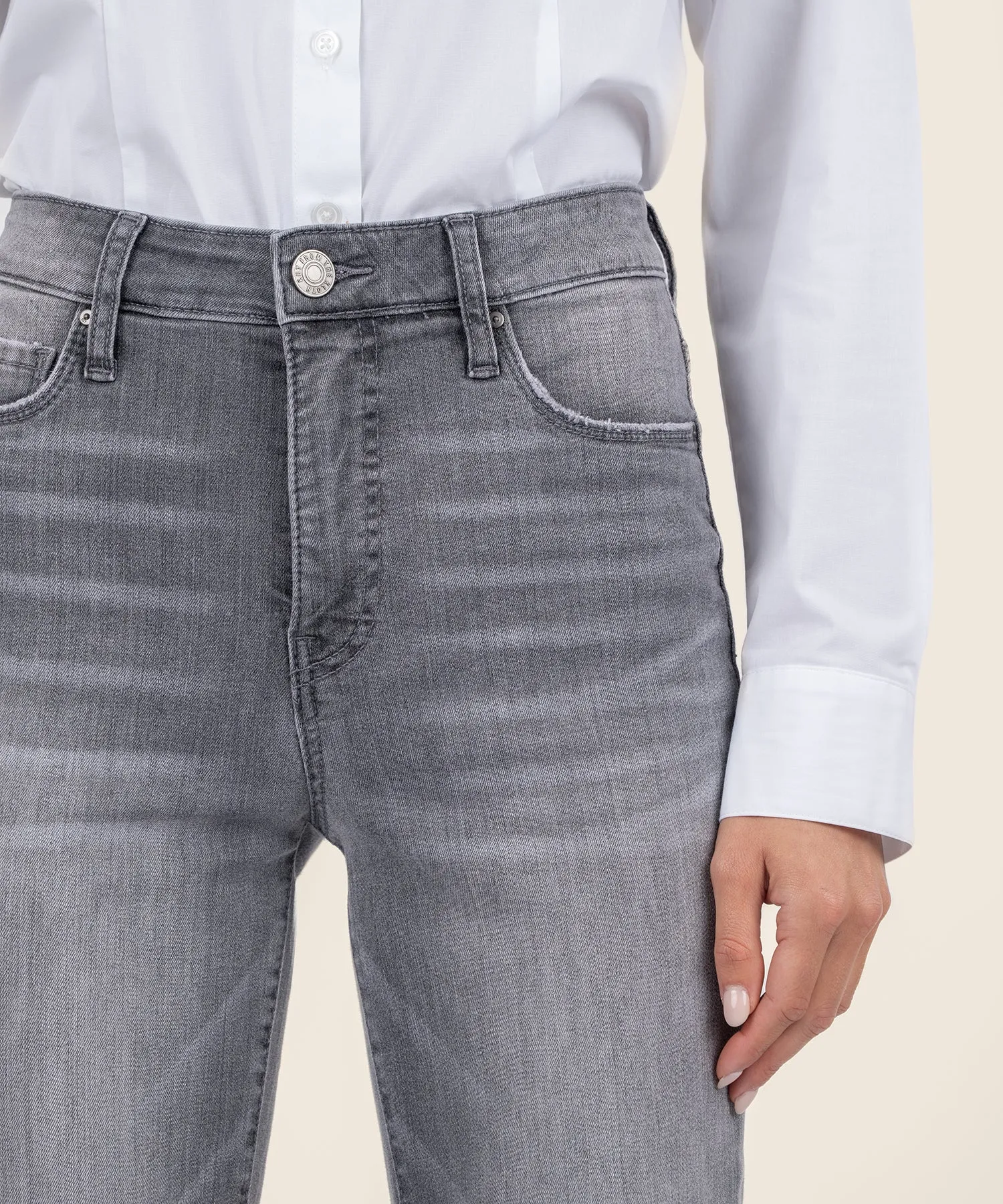 Reese High Rise Ankle Straight Leg