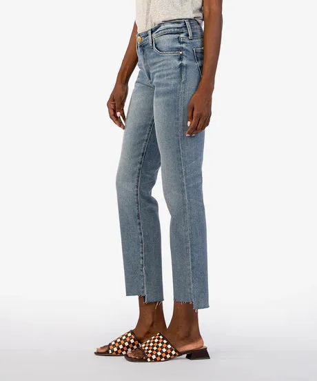 Reese Mid Rise Ankle Straight