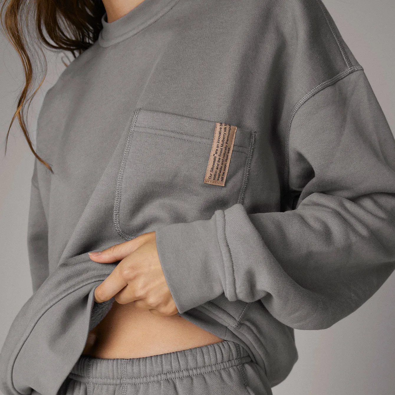 Silksweats™ Midweight Reversible Pocket Sweatshirt