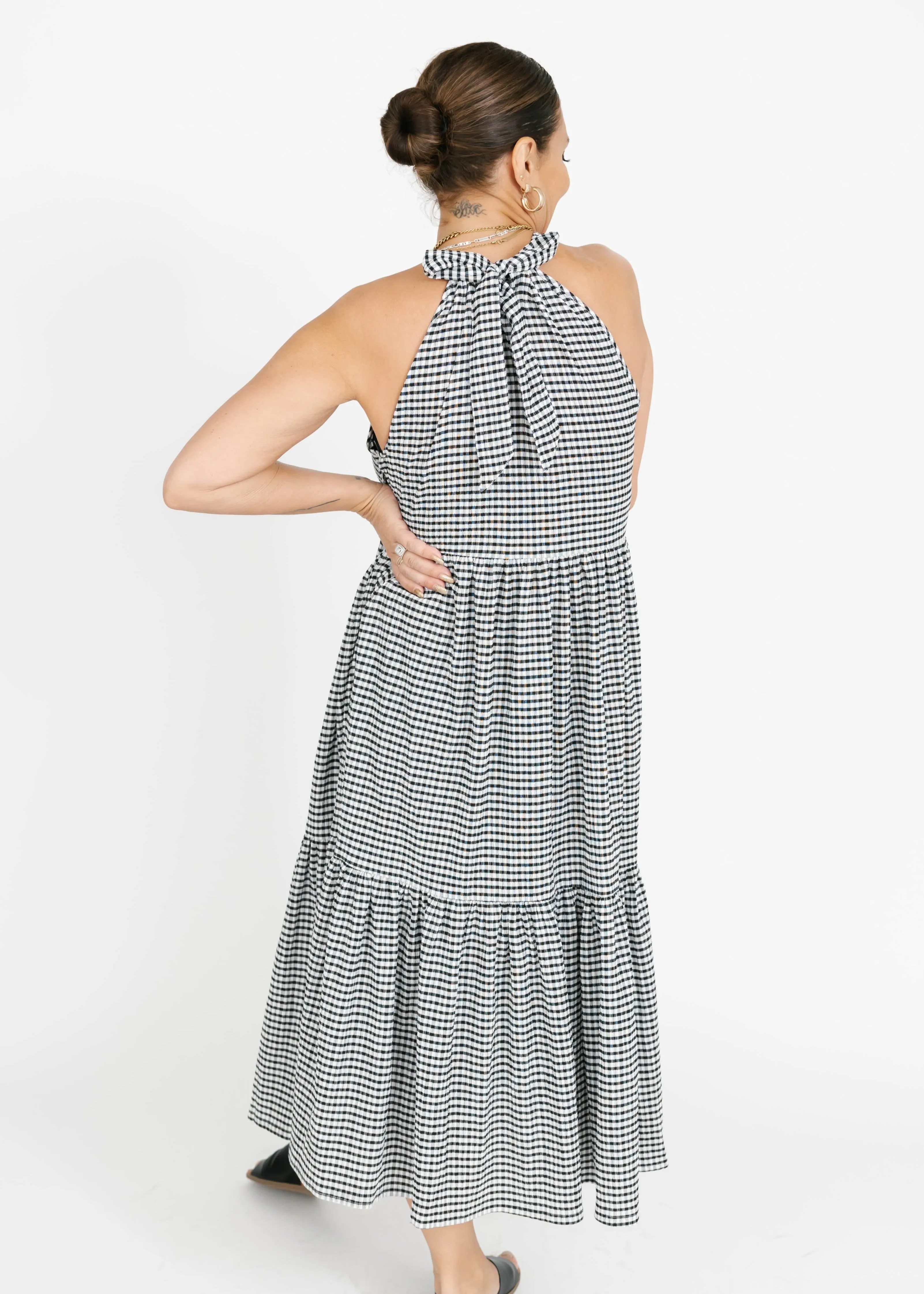 Smash & Tess Valentina Gingham Maxi Dress