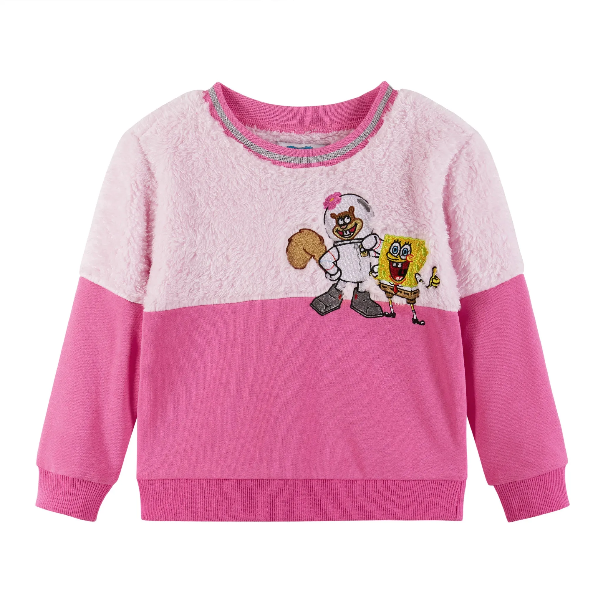 SpongeBob SquarePants™ x Andy & Evan® | Kids (2-6x) Crewneck Sweater & Ribbed Flare Legging Set