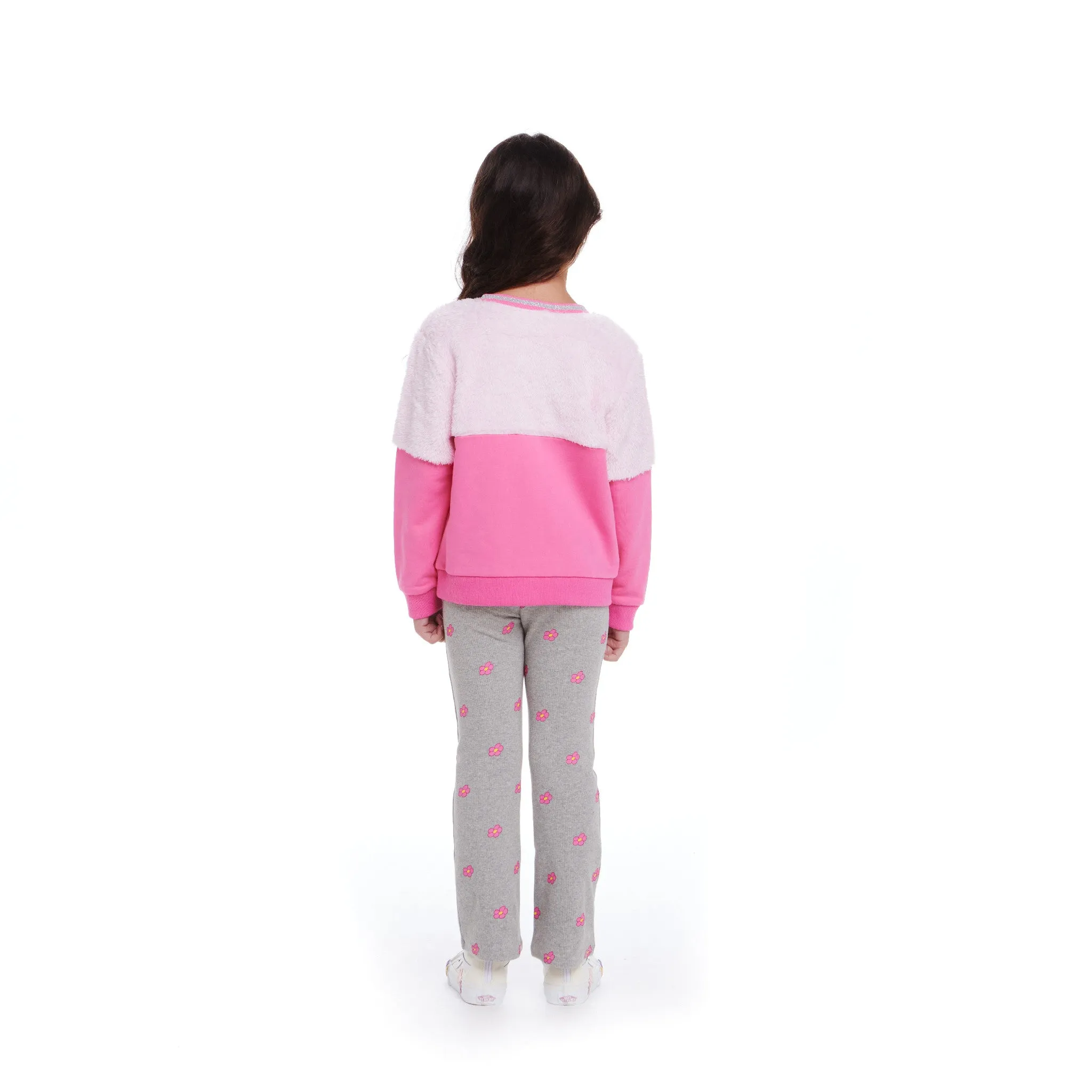 SpongeBob SquarePants™ x Andy & Evan® | Kids (2-6x) Crewneck Sweater & Ribbed Flare Legging Set