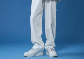 Straight Loose Denim Trousers