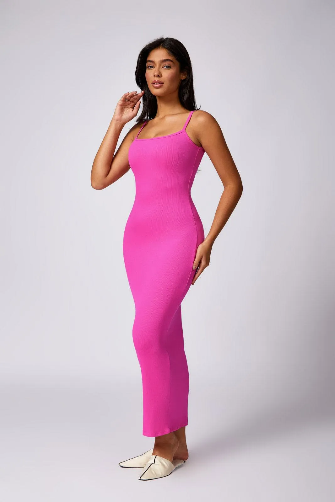 Thalia Long Dress - Magenta (FINAL SALE)