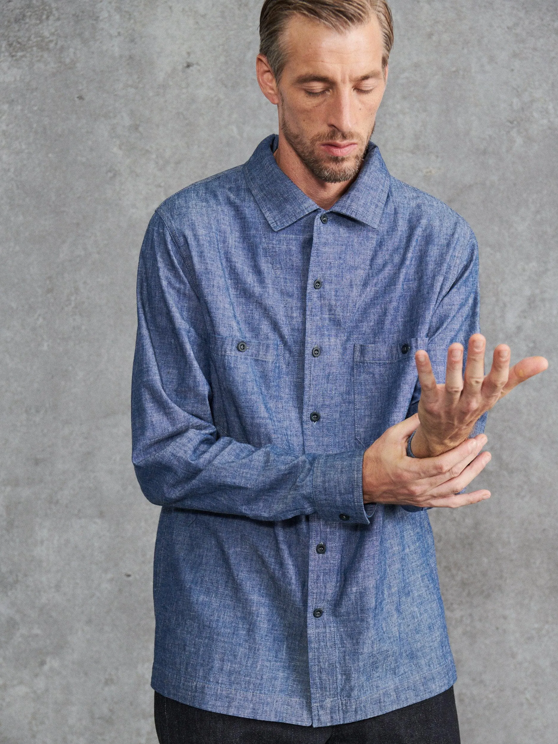 The Denim Military Shirt