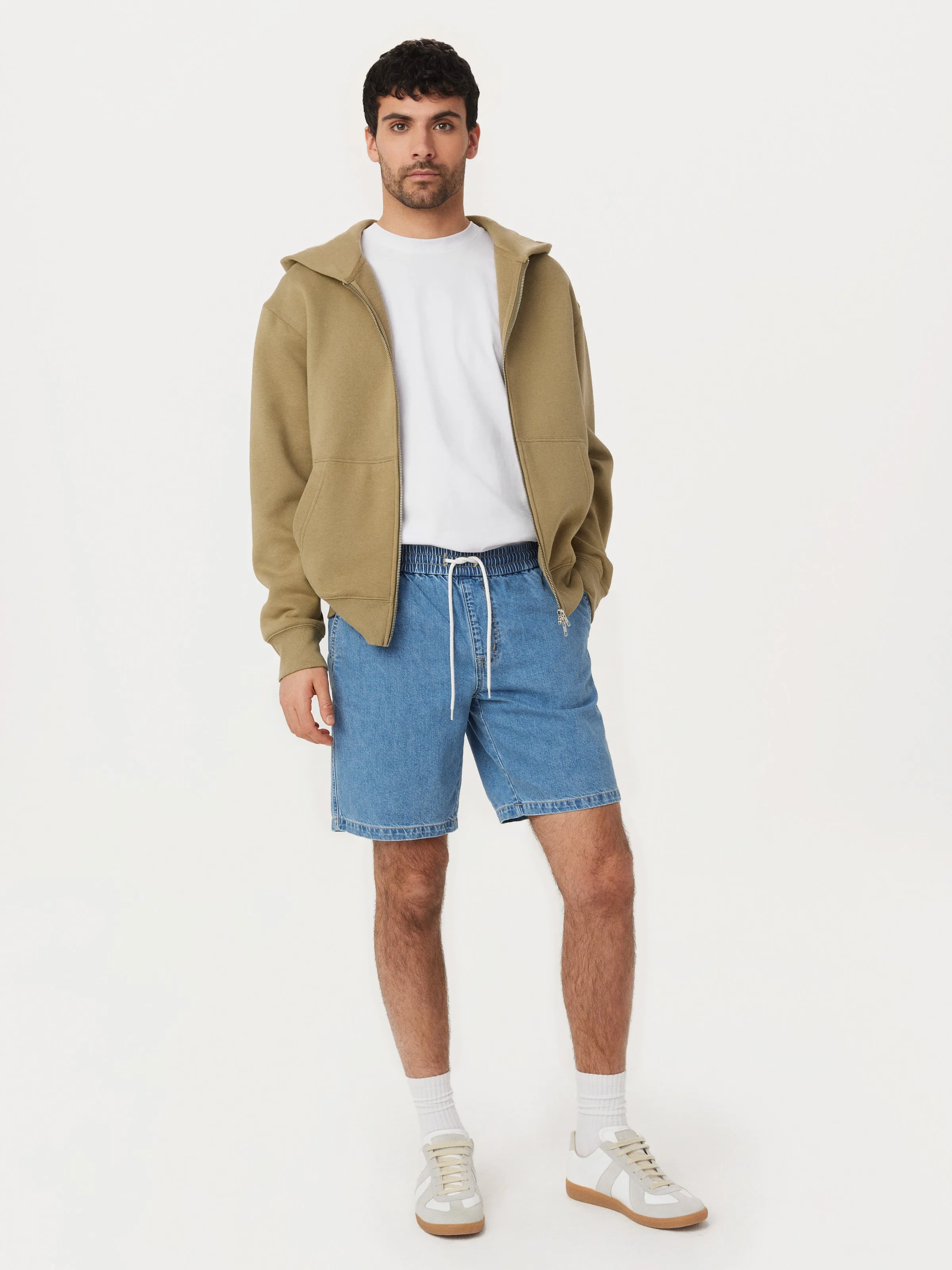 The Finn Relaxed Short in Washed Blue
