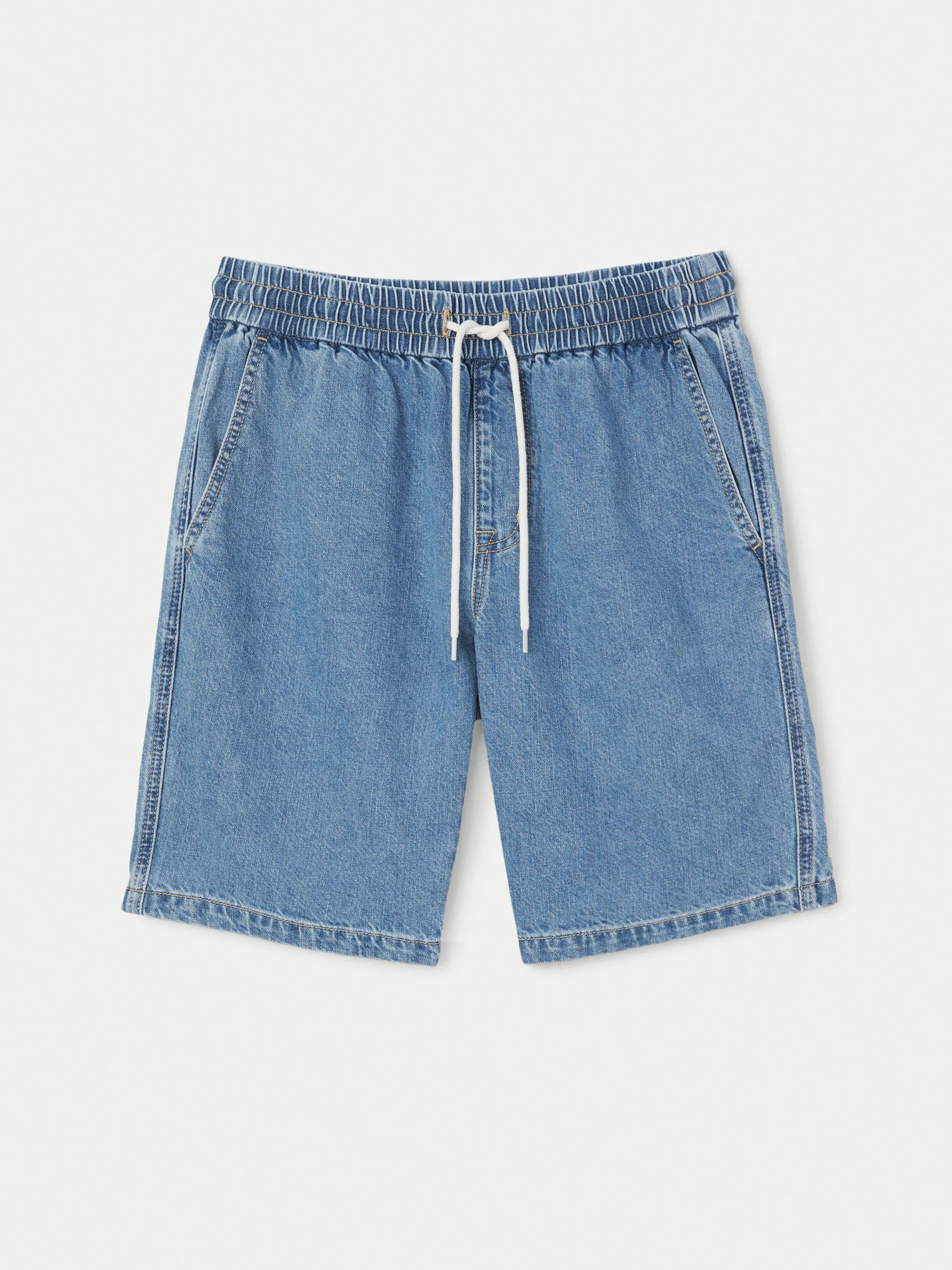 The Finn Relaxed Short in Washed Blue