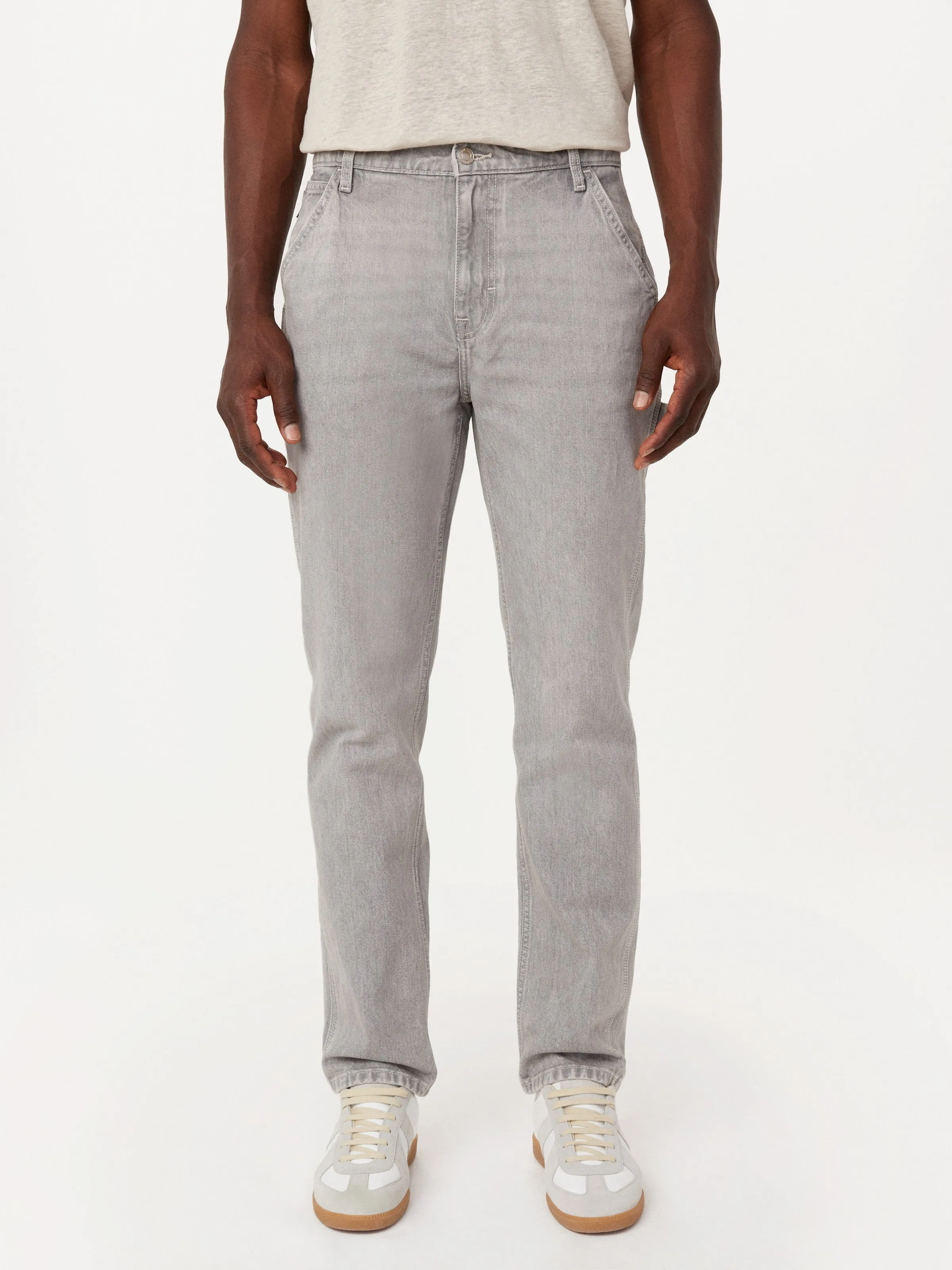 The Nolan Straight Carpenter Jean in Vintage Grey