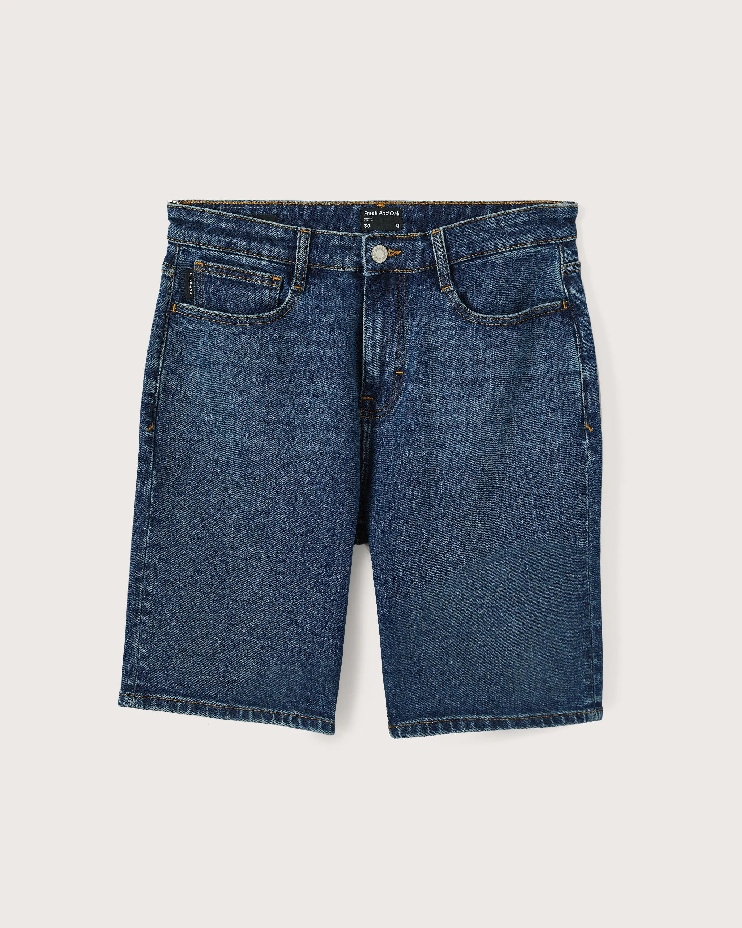 The Nolan Straight Fit 10in Short in Dark navy