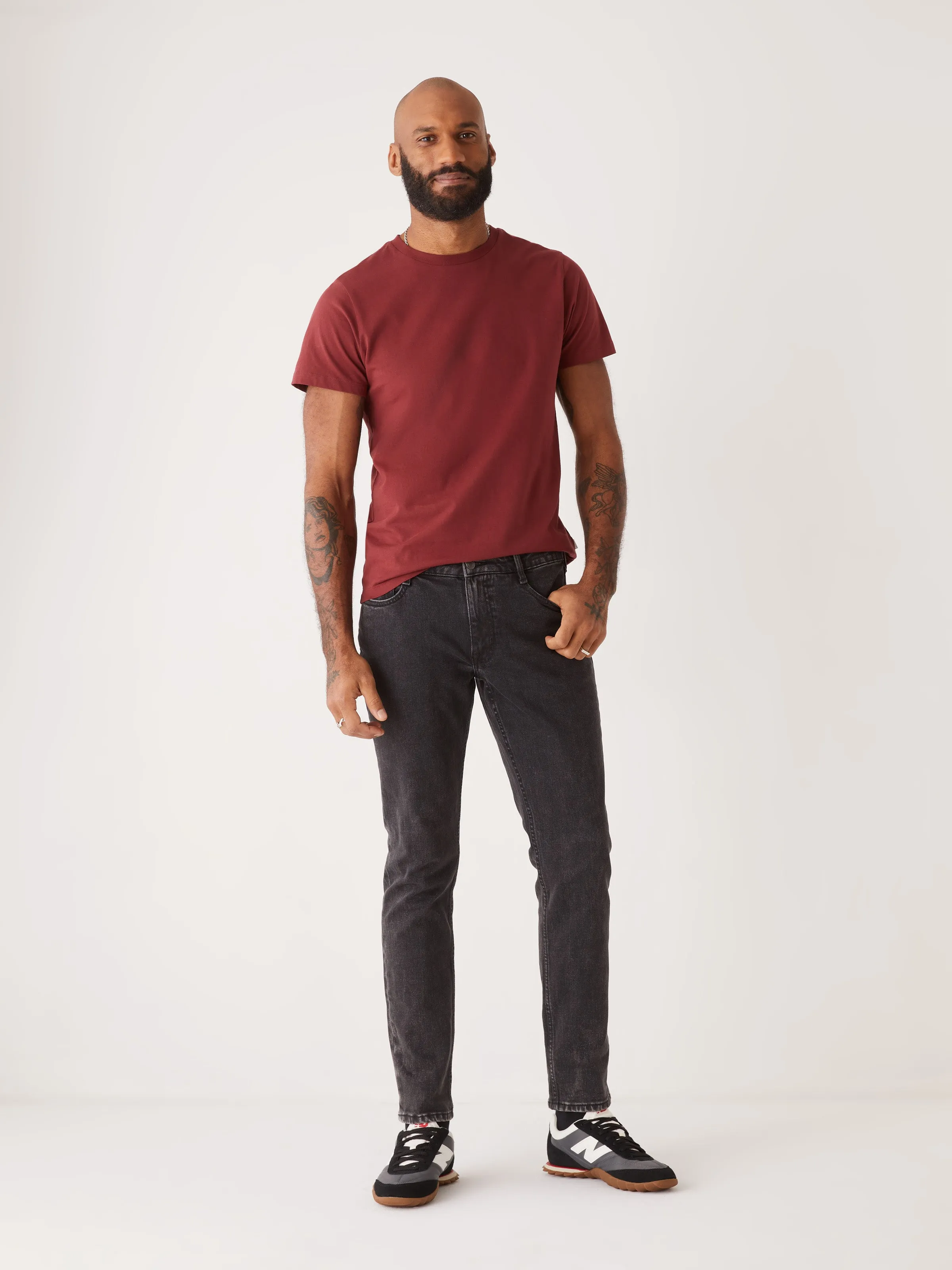 The Slim Fit Jean in Washed Black