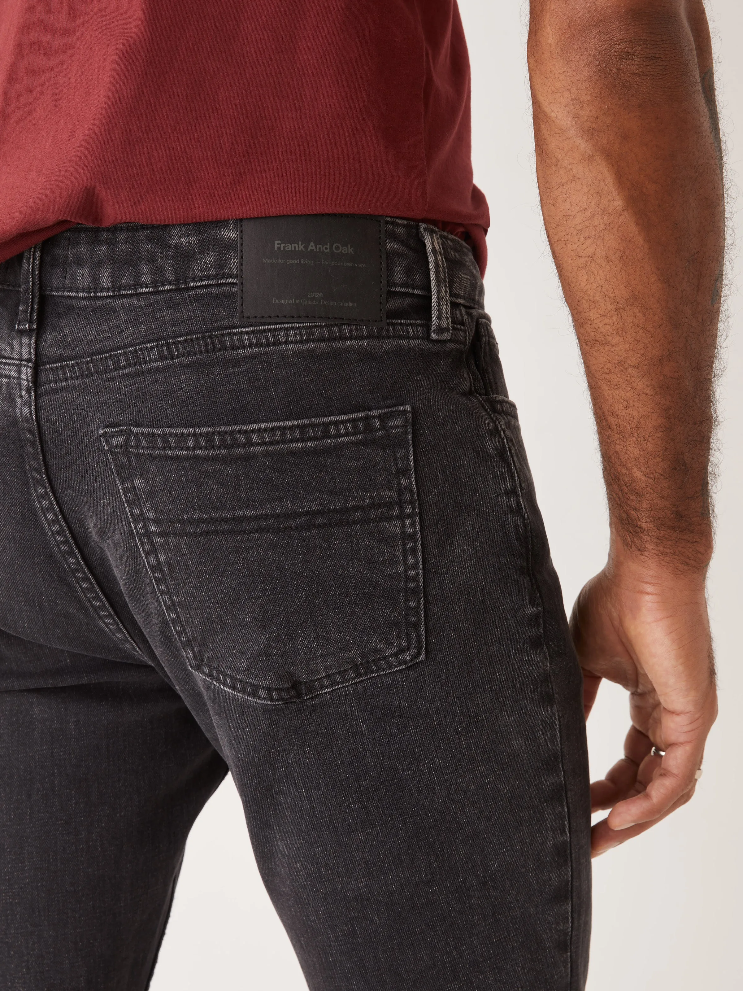 The Slim Fit Jean in Washed Black
