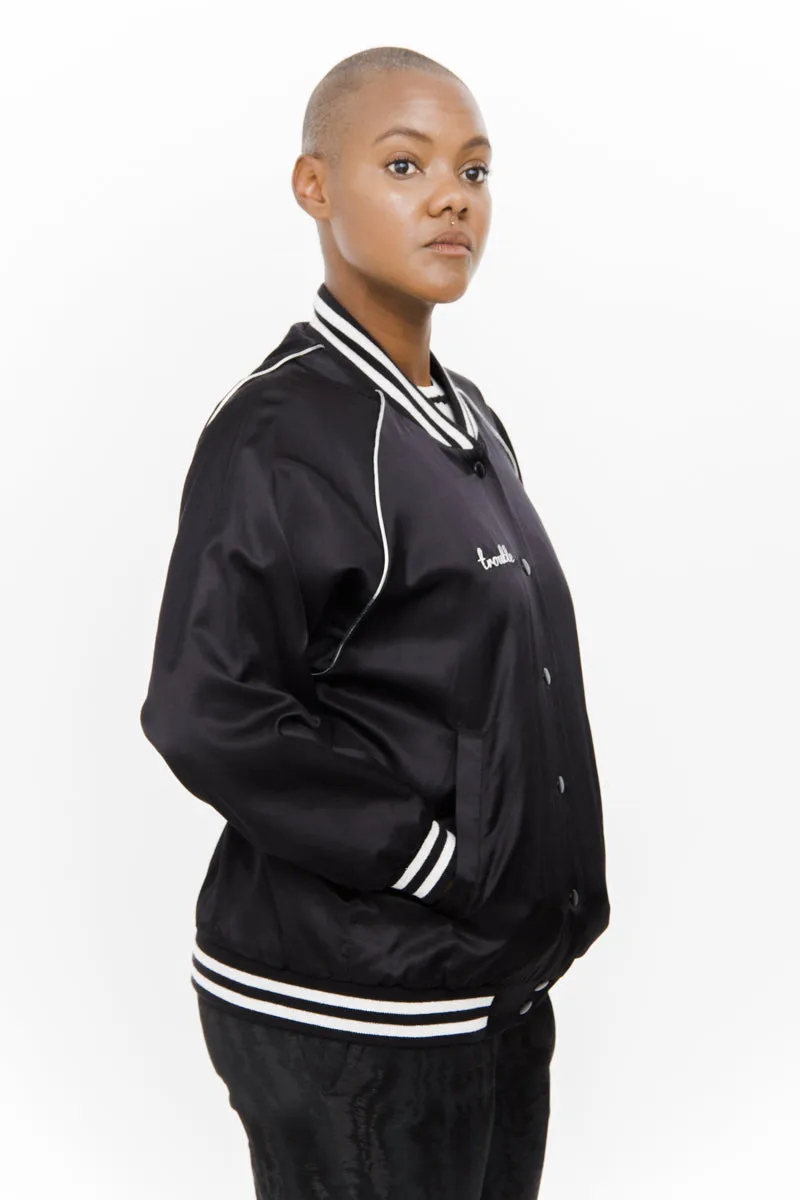 TROUBLE VARSITY JACKET