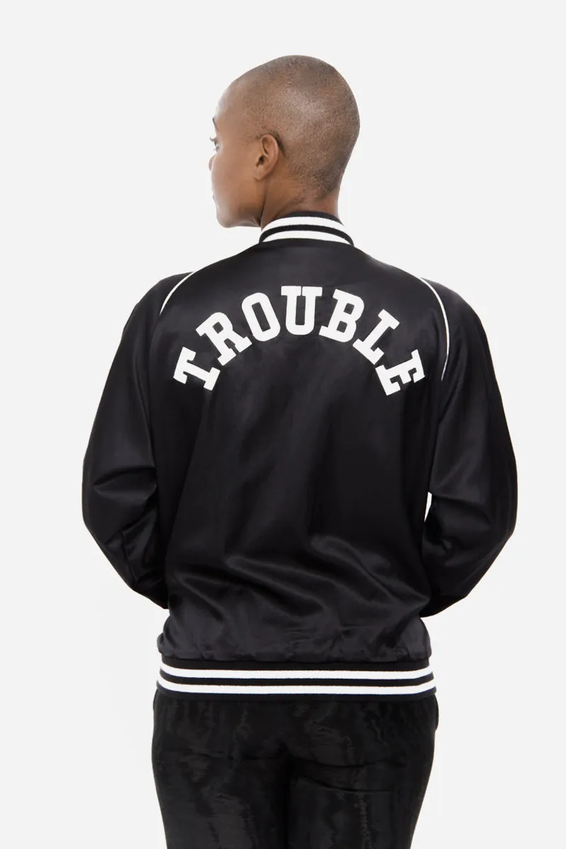 TROUBLE VARSITY JACKET