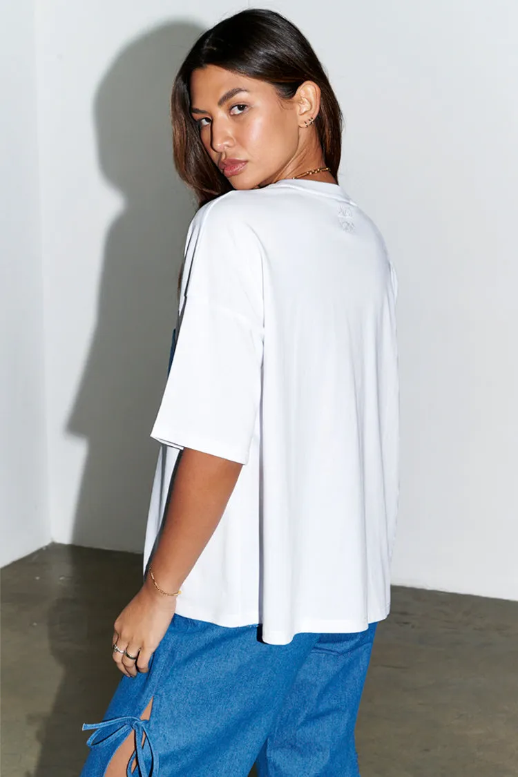 White Denim Pocket T-shirt