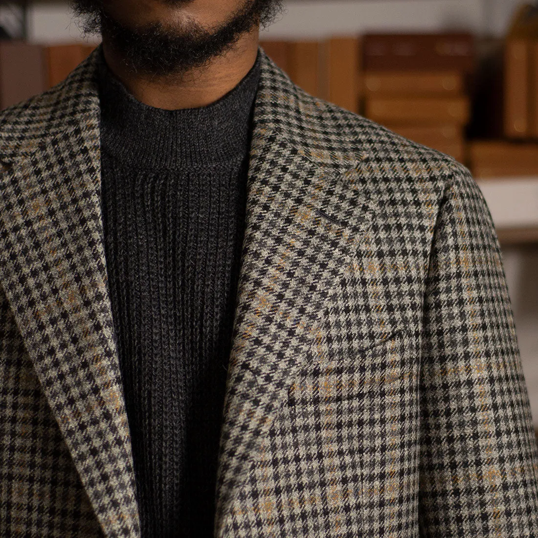 x Sartoria Carrara: Sport coat in Lovat grey gunclub wool tweed 16oz