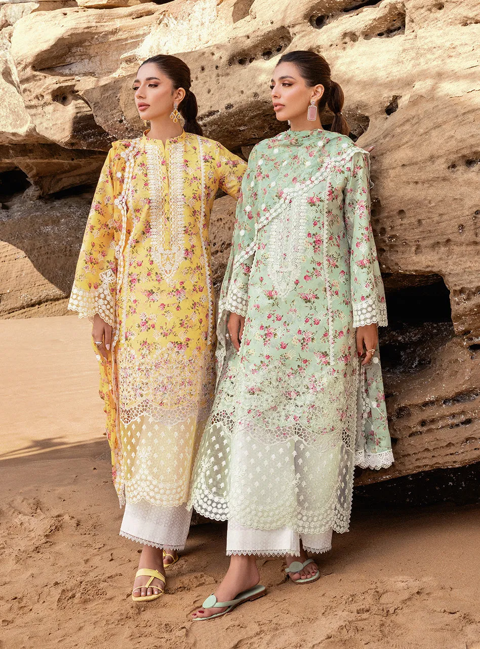 Zainab Chottani Chikankari Luxury Lawn Collection 2024 – Esme - 9A