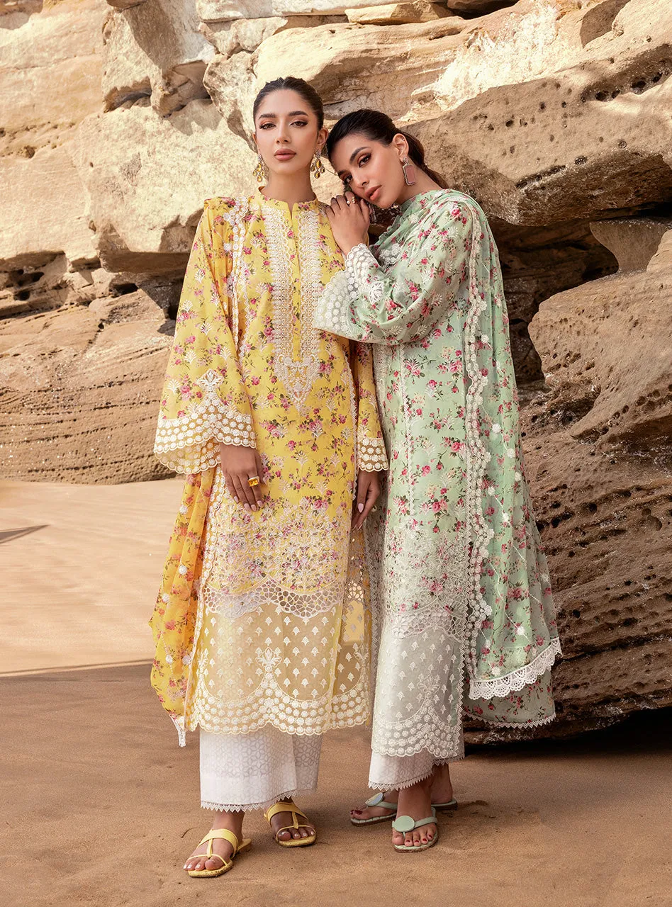 Zainab Chottani Chikankari Luxury Lawn Collection 2024 – Esme - 9A