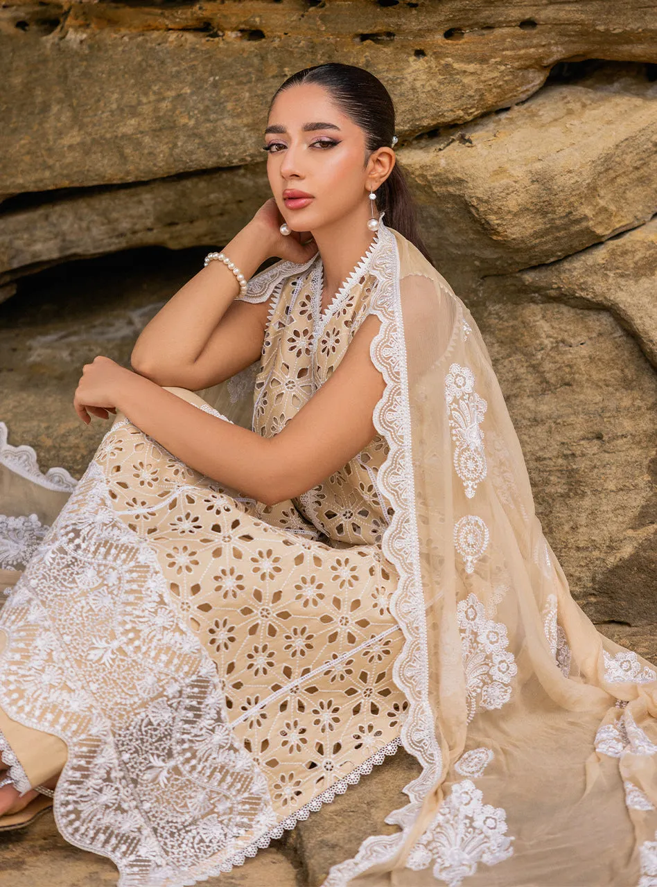 Zainab Chottani Chikankari Luxury Lawn Collection 2024 – Motia - 7B