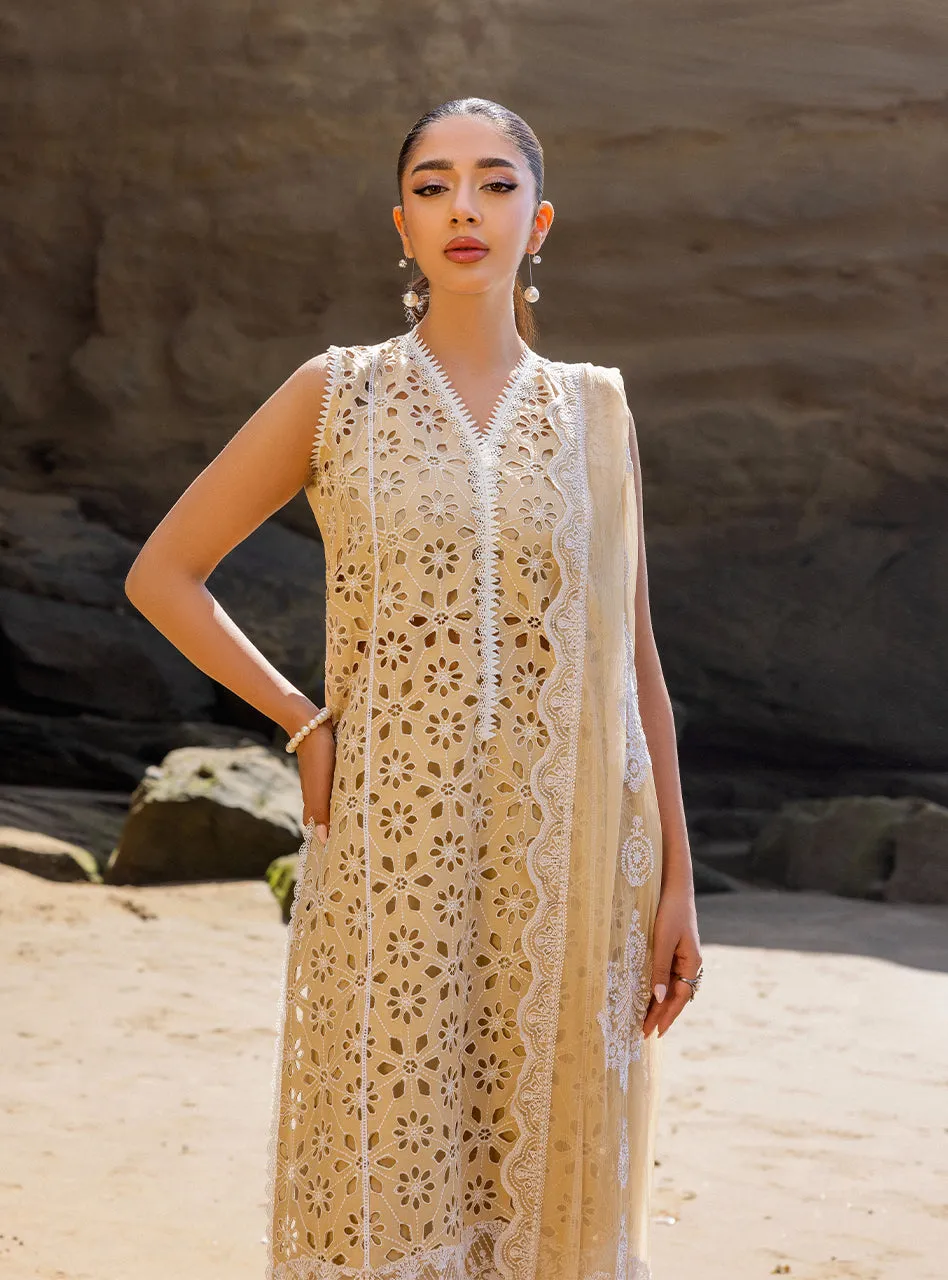 Zainab Chottani Chikankari Luxury Lawn Collection 2024 – Motia - 7B